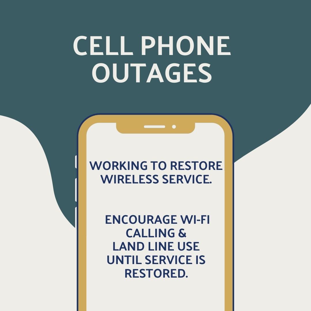 Cellphone outages graphic
