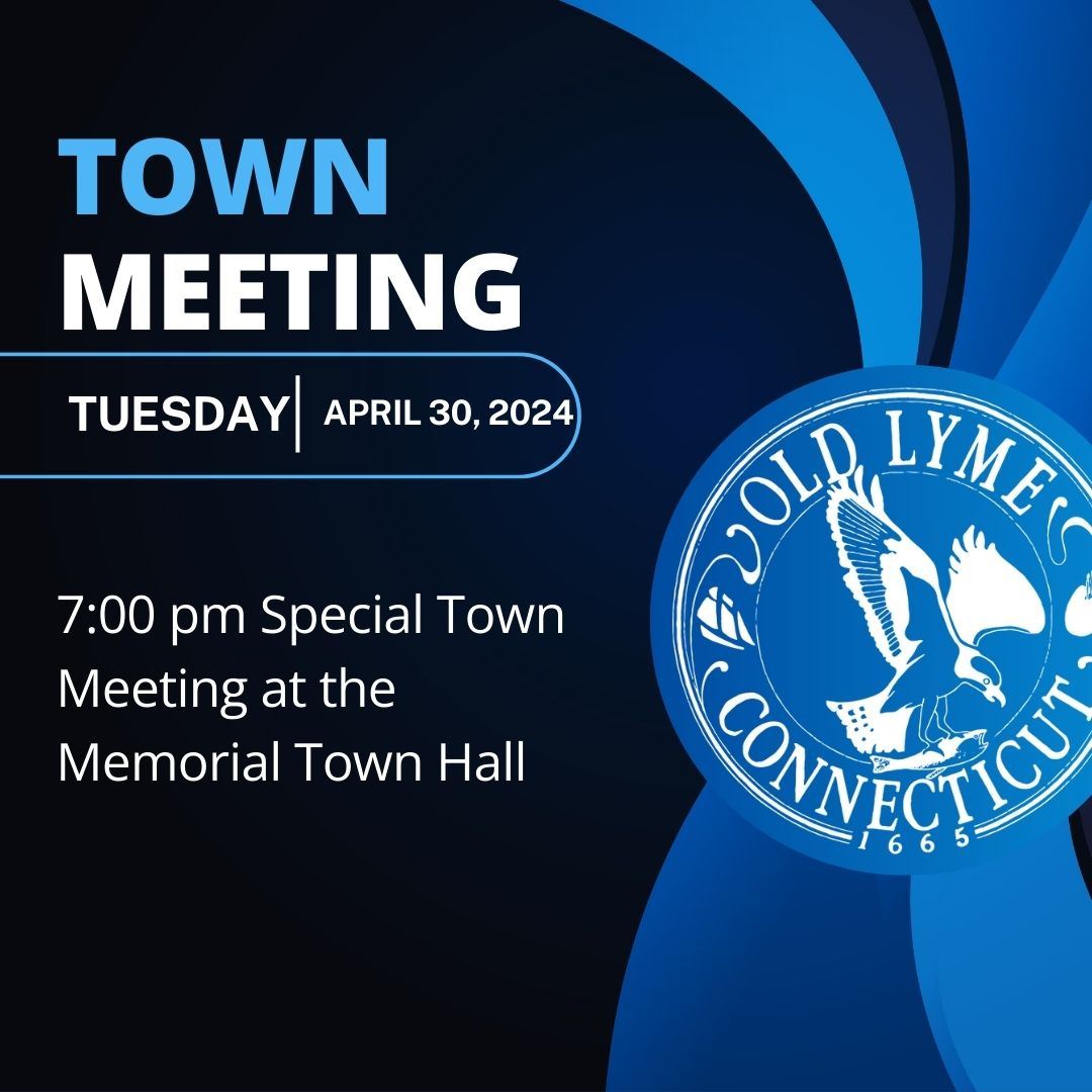 April 30 2024 Special Town Meeting graphic