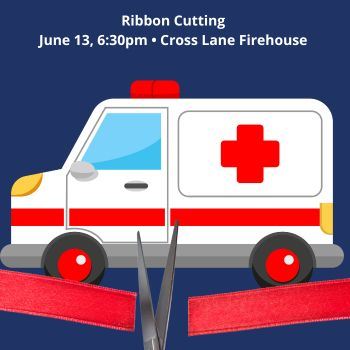 Ambulance Ribbon CuttingGraphic
