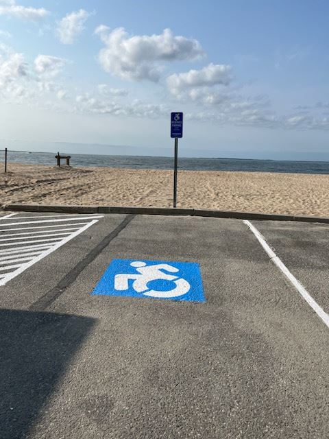 WS Beach Handi Cap parking space picture