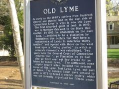 Old Lyme sign