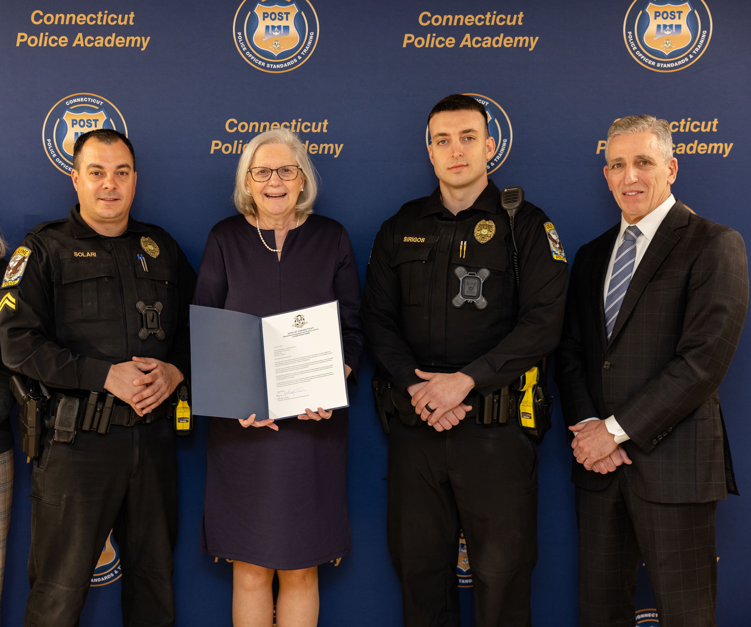 Tier II Accreditation Dominic Solari, Martha Shoemaker, George Sirigos and Brian Budd