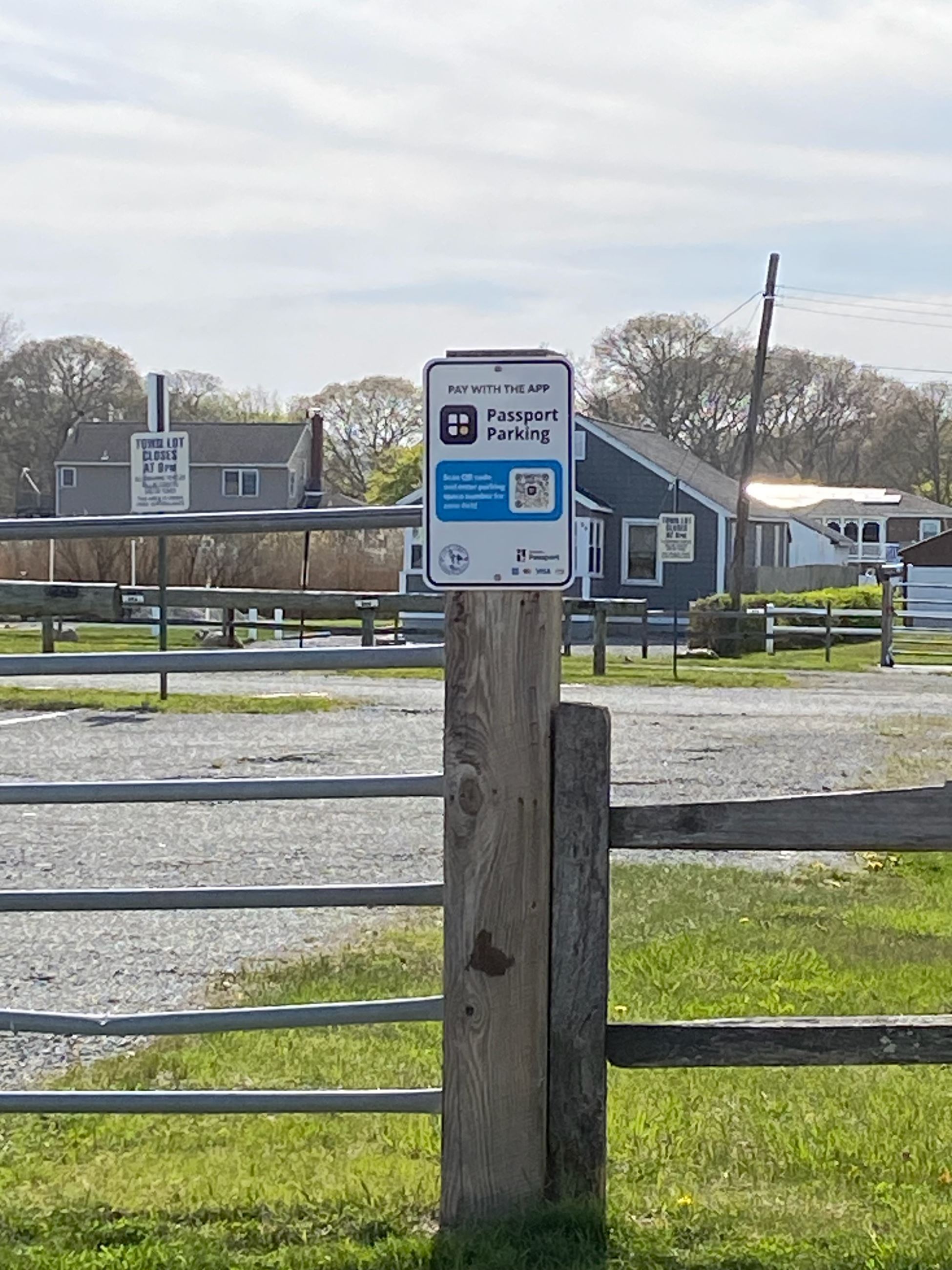 Photo of Parking sign with QR Code