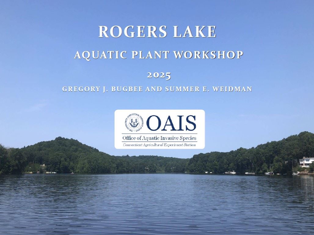 Office of Aquatic Invasive Species (OAIS) Workshop for Rogers Lake graphic 