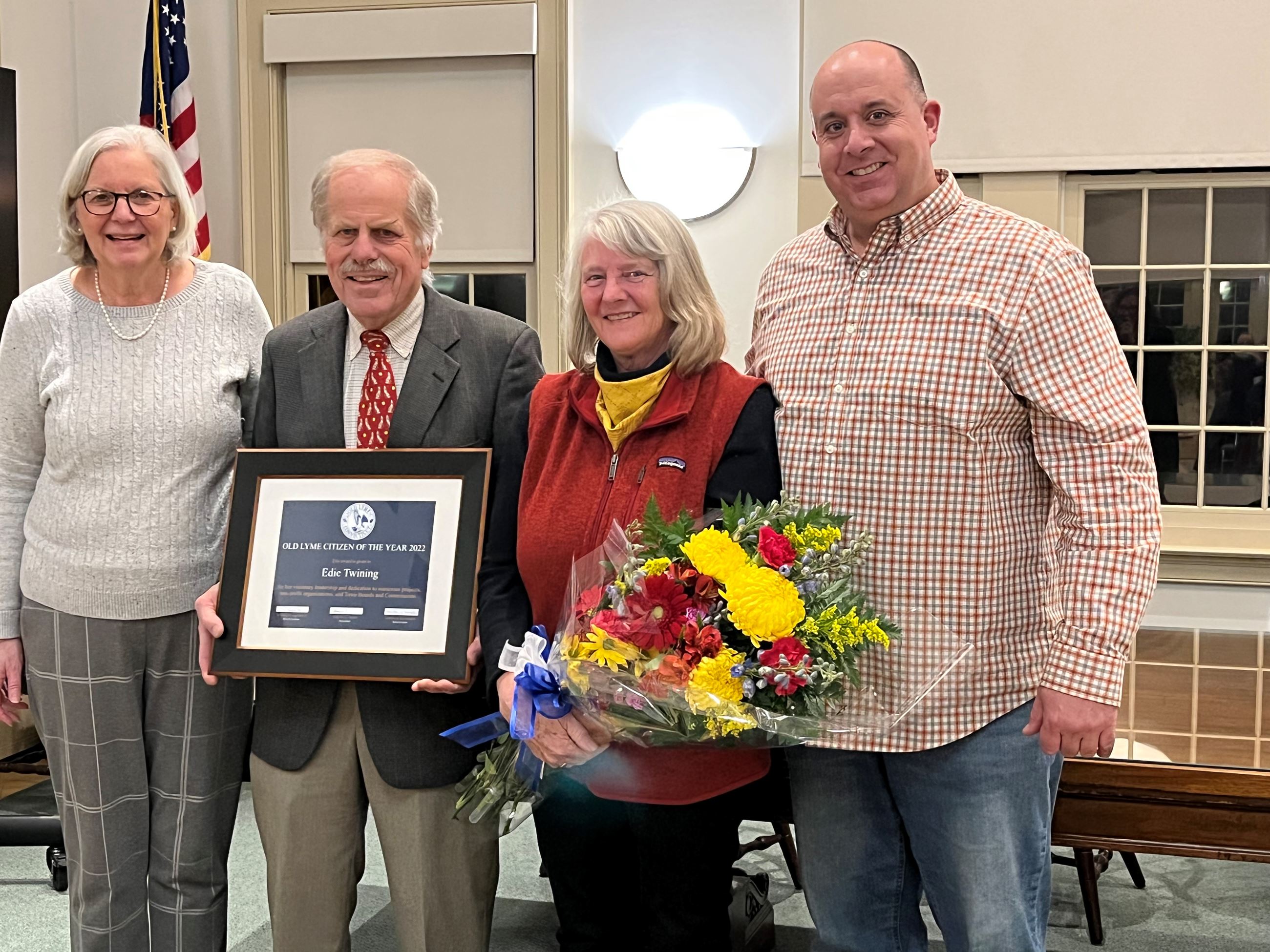Pictured left to right: Martha Shoemaker, Timothy Griswold, Edie Twining, Matthew Ward 