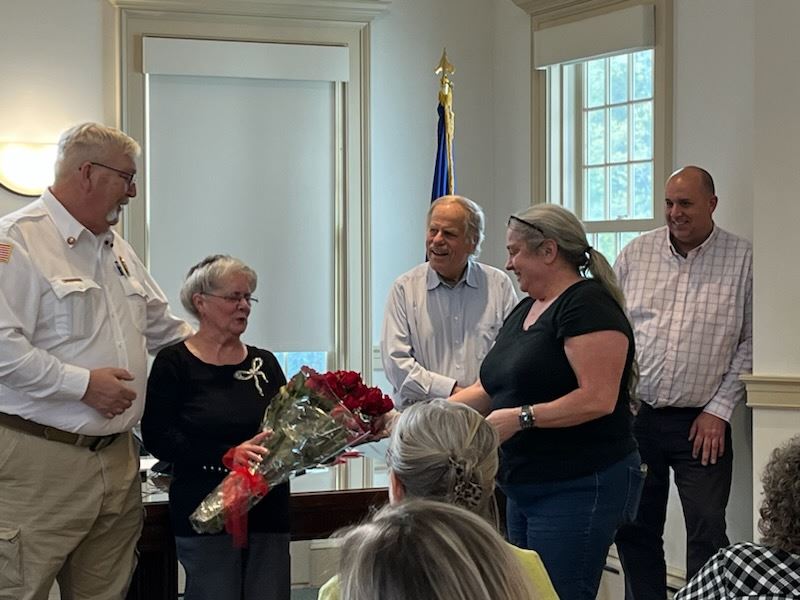 Dave Roberge, Kathy Hall, Tisha Kirk, Tim Griswold and Matt Ward